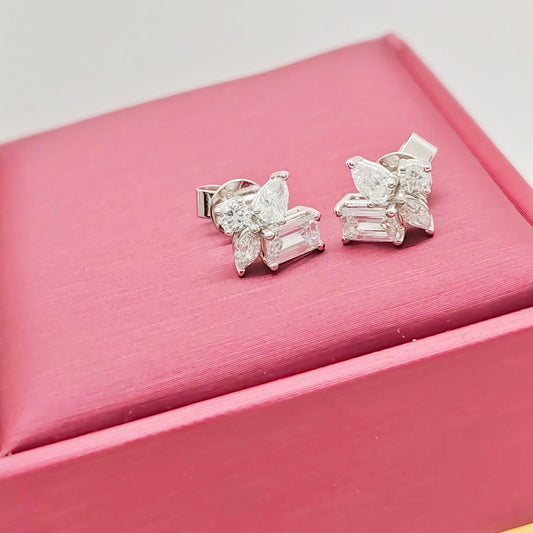 LAB Multi Shaped Cluster Earring