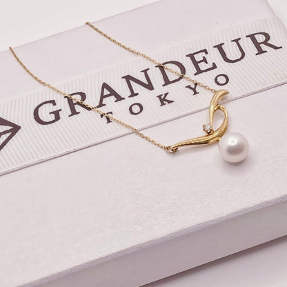 Mikimoto Pearl Diamond Necklace