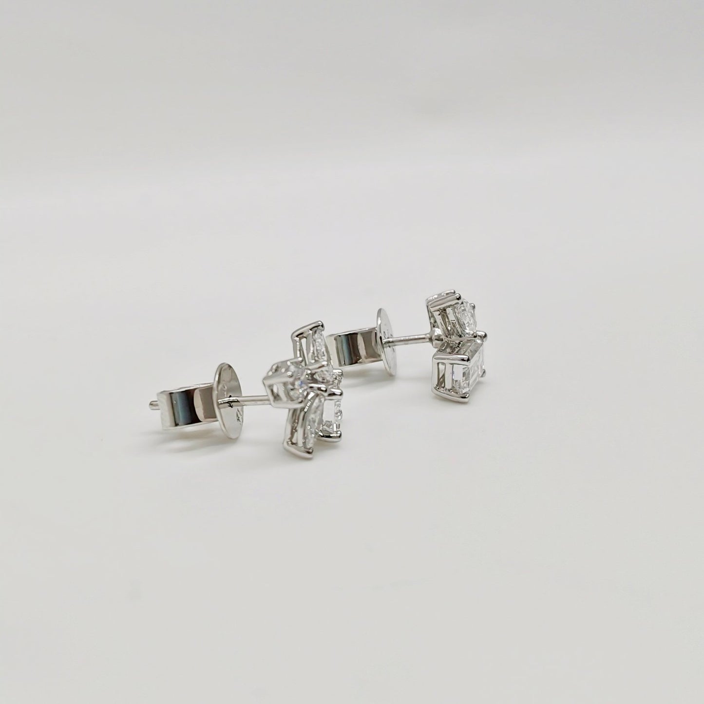LAB Multi Shaped Cluster Earring