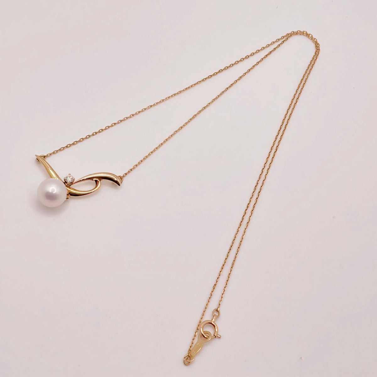 Mikimoto Pearl Diamond Necklace