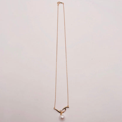 Mikimoto Pearl Diamond Necklace
