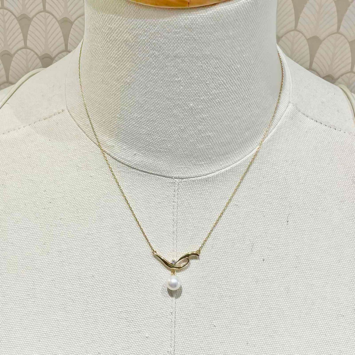Mikimoto Pearl Diamond Necklace