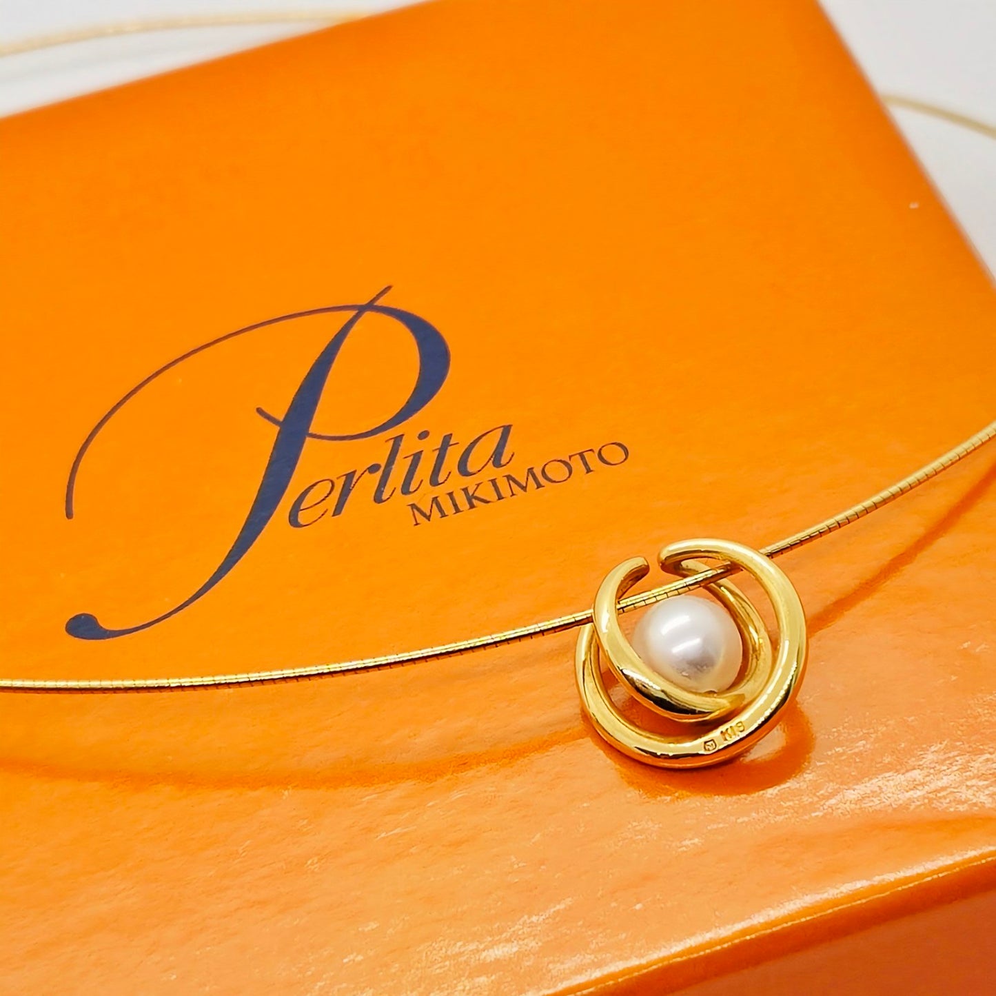 Mikimoto Akoya Pearl Omega Chain Necklace