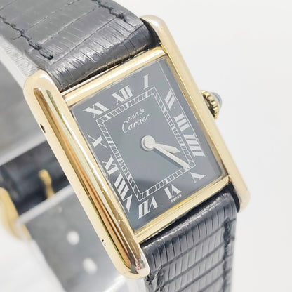 Cartier Must de Cartier Tank Vermeil SM