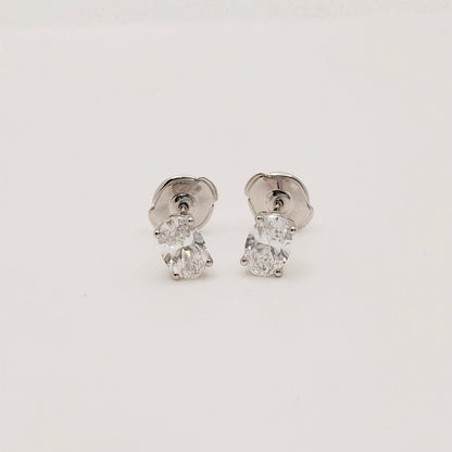 Oval Earring [0.50ct + 0.50ct]