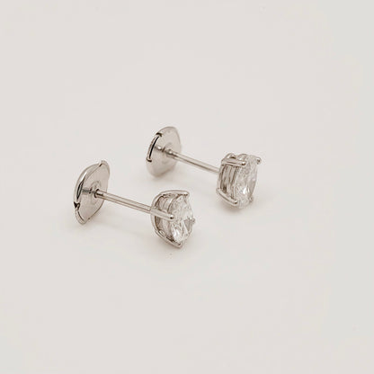 Oval Earring [0.50ct + 0.50ct]