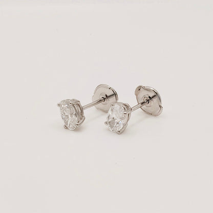 Oval Earring [0.50ct + 0.50ct]