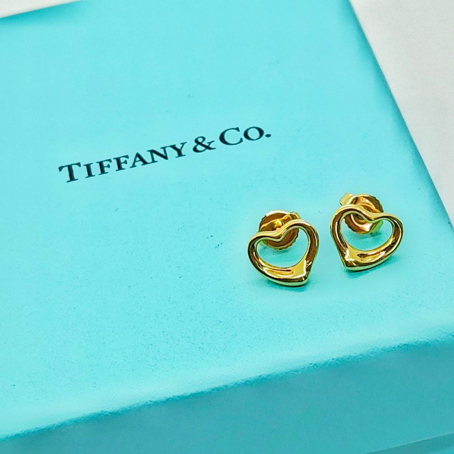 Tiffany & Co. Open Heart Earrings