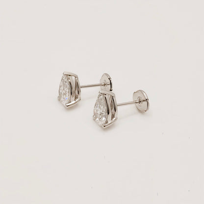 Pear Earring [1.08ct + 1.03ct]