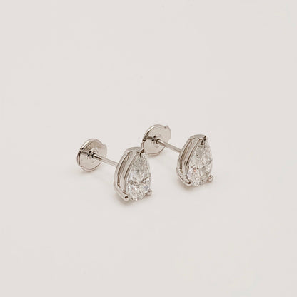 Pear Earring [1.08ct + 1.03ct]