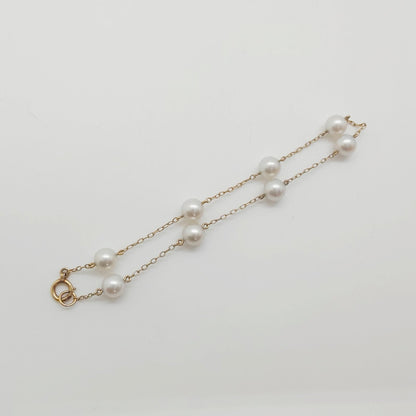 Mikimoto Pearl Bracelet  5.5mm-6.0mm 8P AKOYA