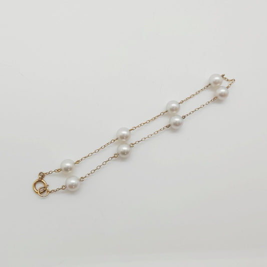 Mikimoto Pearl Bracelet  5.5mm-6.0mm 8P AKOYA