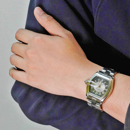 Cartier Roadster LM Black Dial