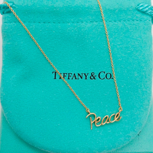 Tiffany Peace Necklace