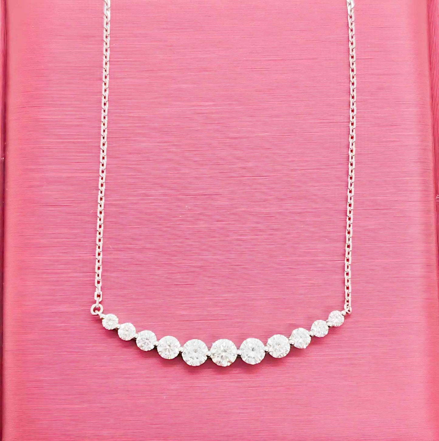 LAB Smile Diamond Necklace