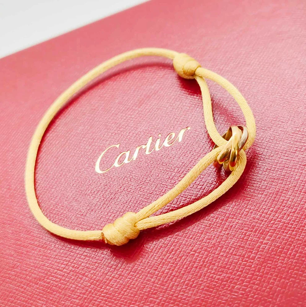 [PRE-OWNED] Cartier Trinity Cord Bracelet