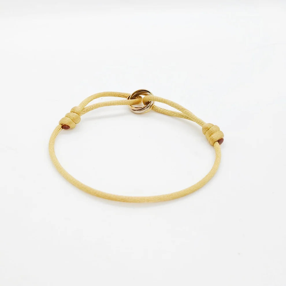 [PRE-OWNED] Cartier Trinity Cord Bracelet