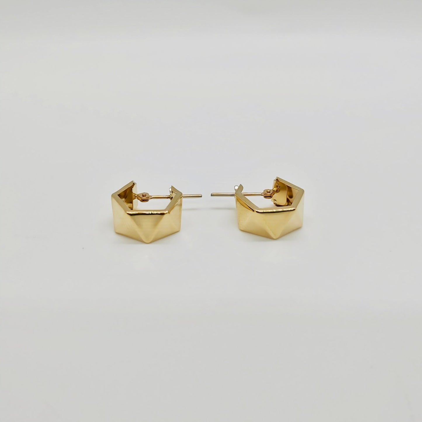 Trapezoid Hoop Earring