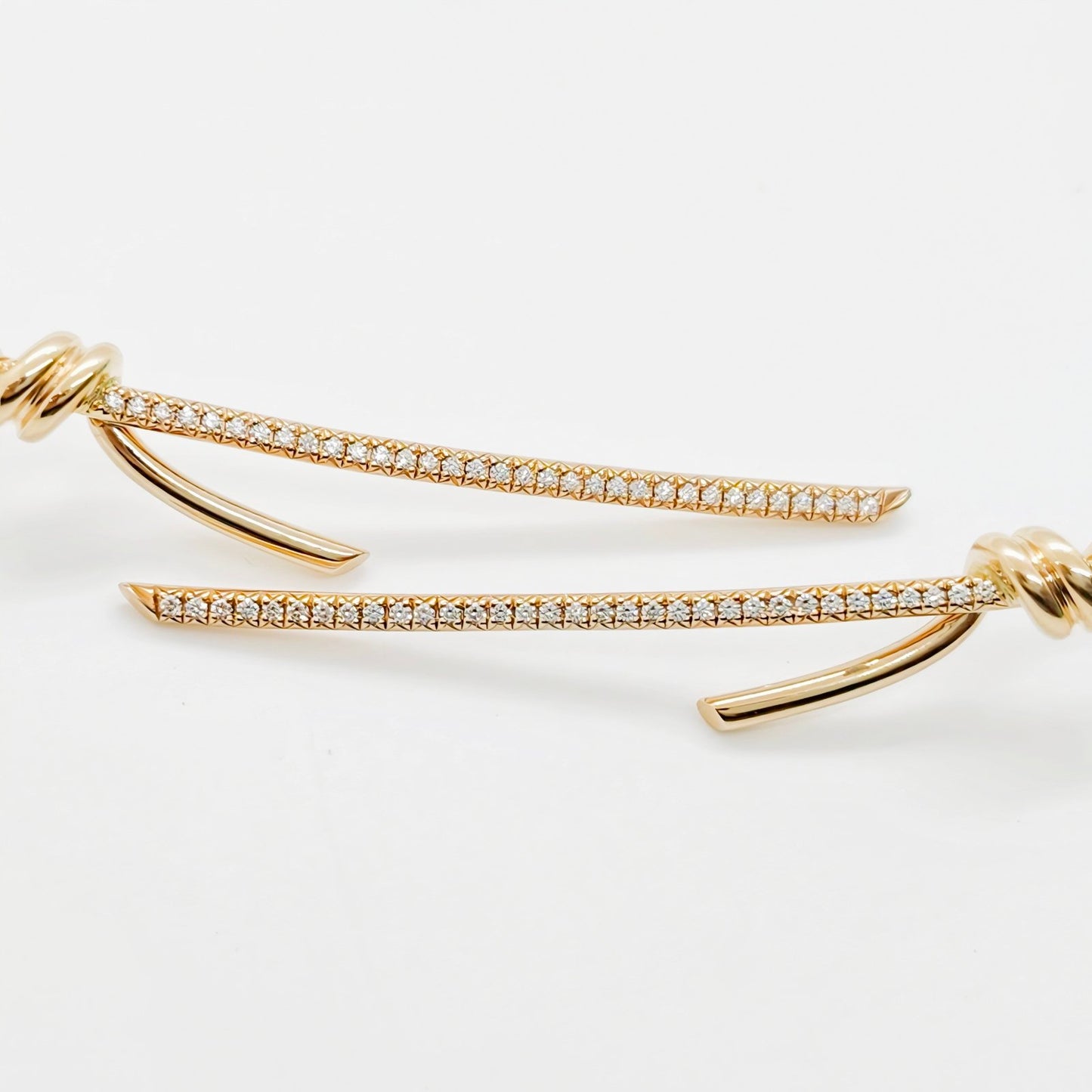 Tiffany Knot Drop Earrings