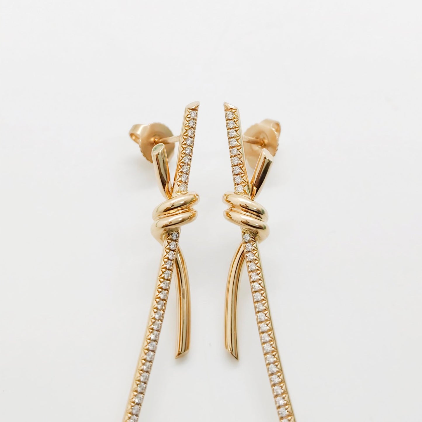 Tiffany Knot Drop Earrings