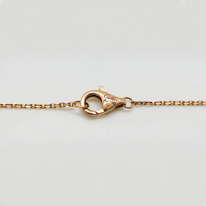 Cartier 3 Tone Trinity Diamond Necklace