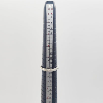 Eternity Diamond Twisted Ring Size 52