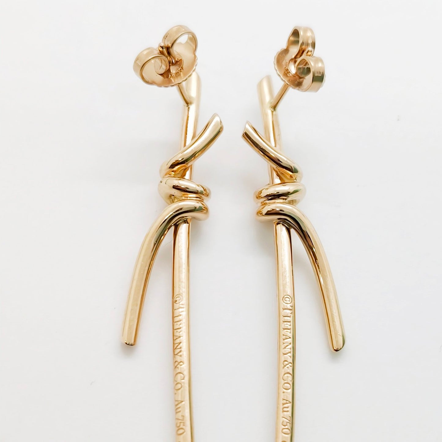 Tiffany Knot Drop Earrings