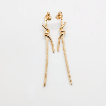 Tiffany Knot Drop Earrings
