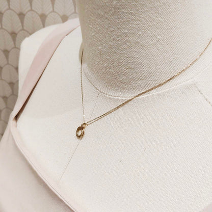 Cartier 3 Tone Trinity Diamond Necklace