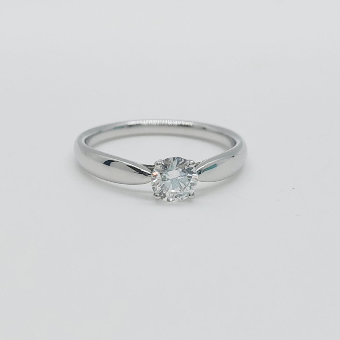 Tiffany & Co. Diamond Ring 0.42ct Size 52