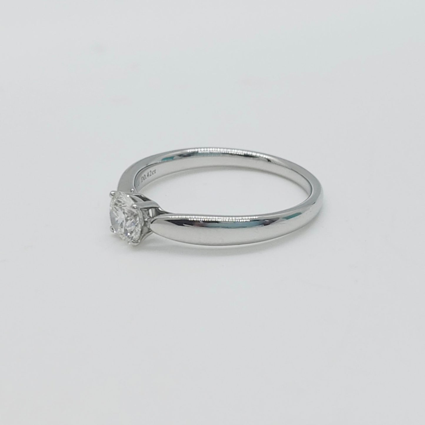 Tiffany & Co. Diamond Ring 0.42ct Size 52