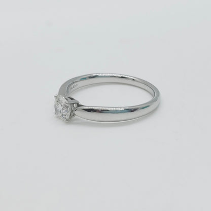 Tiffany & Co. Diamond Ring 0.42ct Size 52