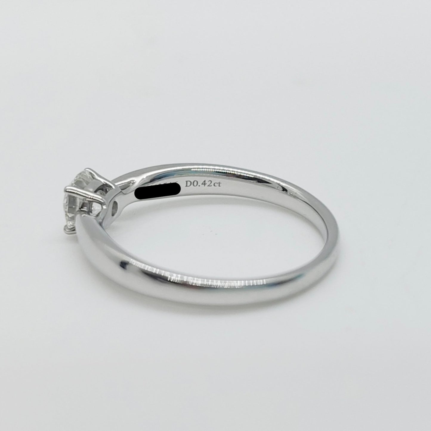 Tiffany & Co. Diamond Ring 0.42ct Size 52