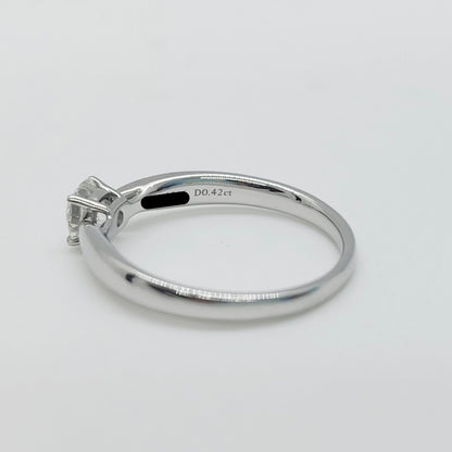 Tiffany & Co. Diamond Ring 0.42ct Size 52