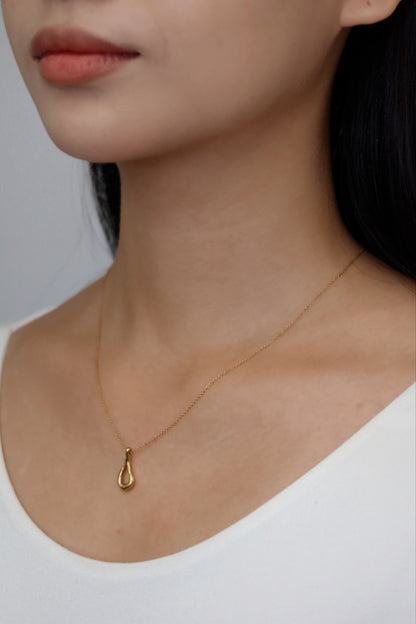 Tiffany & Co. Open Teardrop Necklace