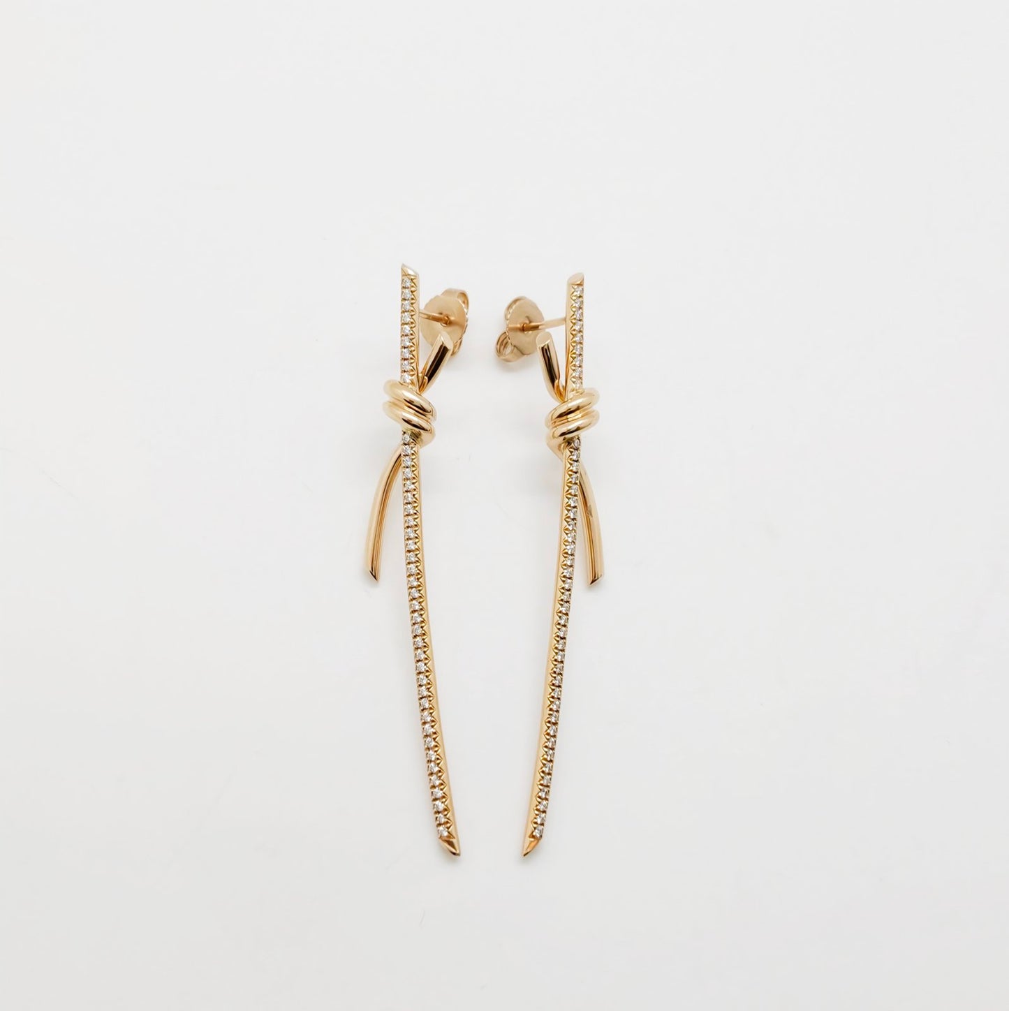 Tiffany Knot Drop Earrings