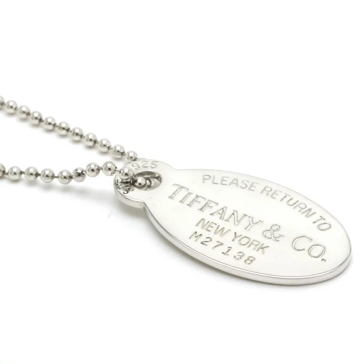 Tiffany&Co Oval Medallion Necklace S925